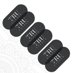 TRU BARBER agarradores-pelo bundle-6 negro: agarre firme para secciones grandes