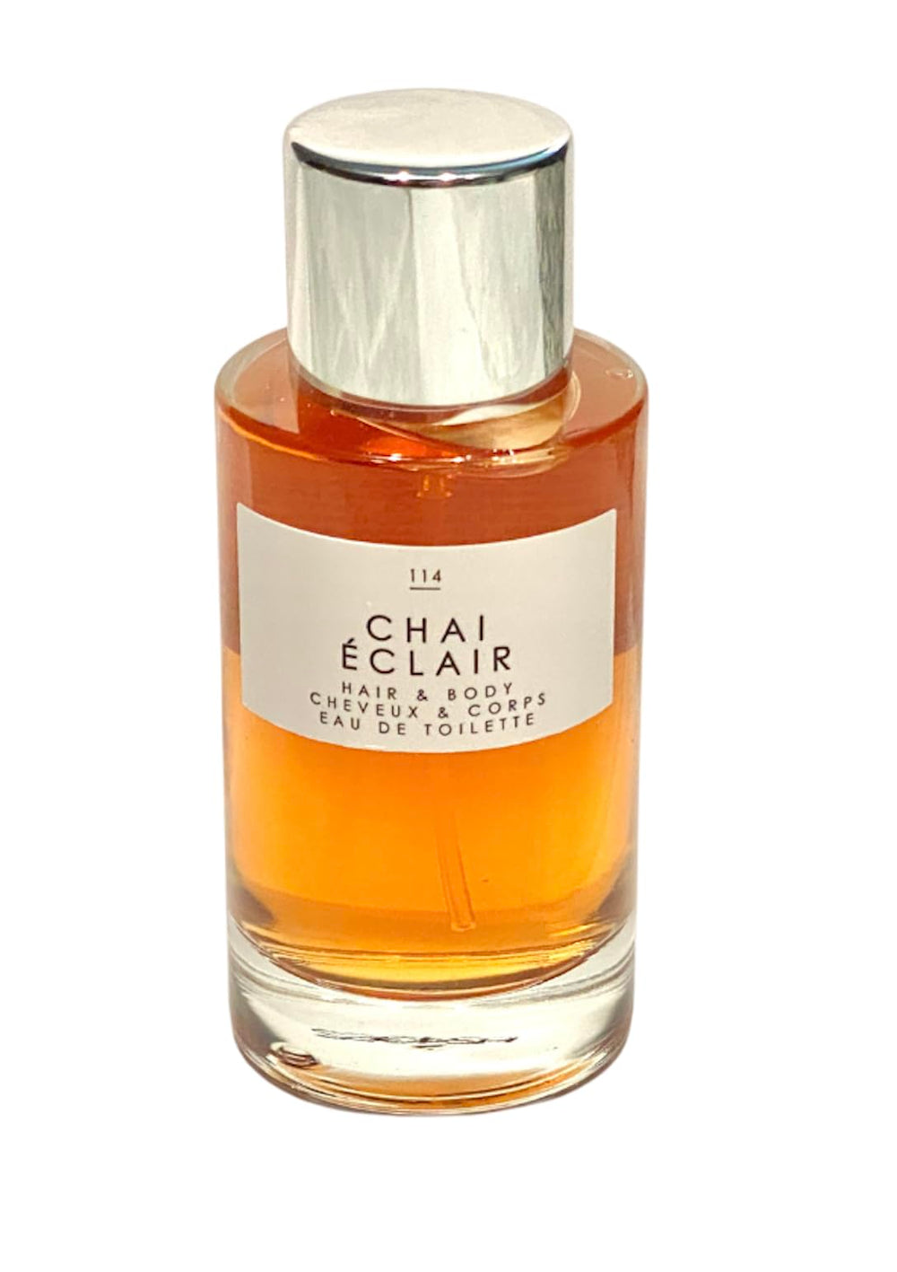 Tru Fragrance Beauty Gourmand Chai Eclair, bruma para cabello y cuerpo con aroma cálido.