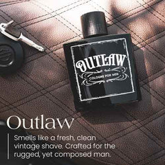 Outlaw de Tru Fragrance Beauty, centro amaderado con ámbar para aroma sensual