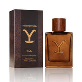 Frasco frontal de Yellowstone Ride de Tru Fragrance Beauty, diseño audaz.