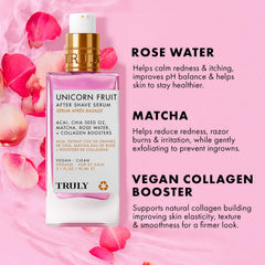 Truly Unicorn Fruit Serum, agua de rosas para calmar y reparar la barrera.