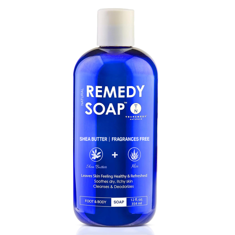Truremedy Naturals Shea Butter sin fragancia: botella 12 onzas para hidratación diaria