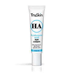 TruSkin crema ojos, textura ligera para absorción rápida y comodidad.