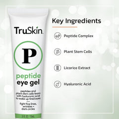 TruSkin gel para ojos, aplicación alrededor de los ojos, técnica suave