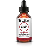 TruSkin serum cafeína para rostro y ojos, mejora apariencia de ojeras y hinchazón.