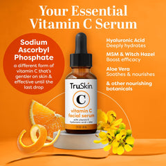 Aplicación en rostro de TruSkin Vitamina C para tono uniforme