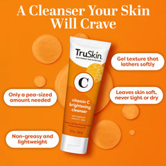 TruSkin Vitamina C aceite de rosa mosqueta en limpiador