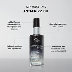TRUSS Illuminatte Hair Oil: protección térmica para peinado con secador y plancha