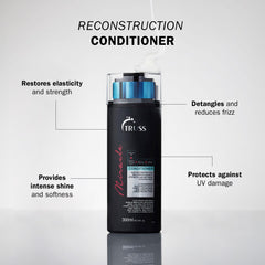 TRUSS Miracle, aplicación en cabello, facilita desenredar y suavizar.