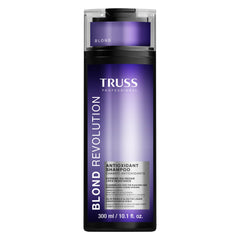 TRUSS Revolución Rubio: botella frontal, ayuda a mantener el color rubio y el brillo.