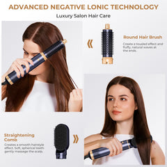 Tecnología de flujo de aire Trylater para peinados sin frizz y mayor suavidad.