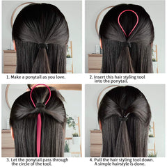 TsMADDTs Gomas negras: sujeción suave sin dañar el cabello