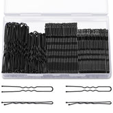 Horquillas en U negras TsMADDTs de 2.4 pulgadas con agarre duradero para peinados