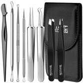 TsMADDTs kit completo para acné, conjunto de herramientas para extracción de puntos negros.