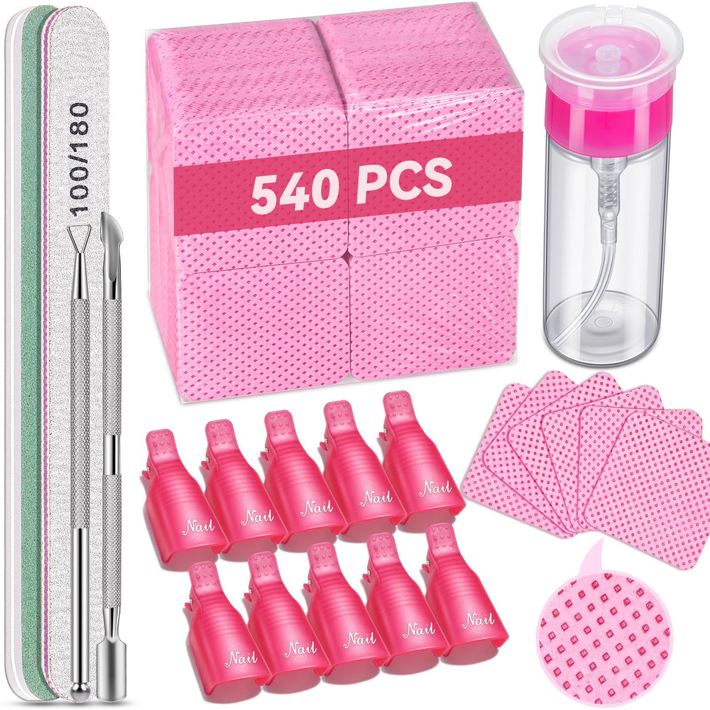 Kit TsMADDTs para quitar esmalte en gel, uso doméstico cómodo y ordenado.