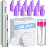 TsMADDTs kit quitageles con toallitas sin pelusa para uso en casa.