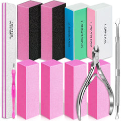 TsMADDTs conjunto de uñas: lima grano 60-80 para uñas precisas.