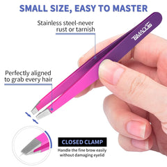 Cepillo doble para cejas TsMADDTs, peina y define mientras depilas.
