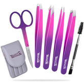 Pinzas para cejas TsMADDTs con puntas precisas para depilar con mayor control.