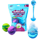 Tub Works Super Goo bath slime bombs 6-pack ready for colorful fizz