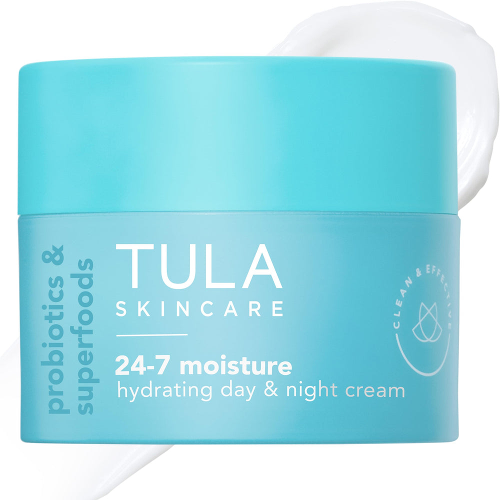 Crema TULA 24-7 para rostro, hidratación diaria suave.