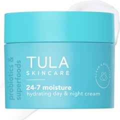TULA crema hidratante 24-7 en envase grande para uso diario y nocturno