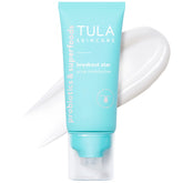 Flacon pompe TULA, crème hydratante anti-acné prêt à intégrer votre routine.