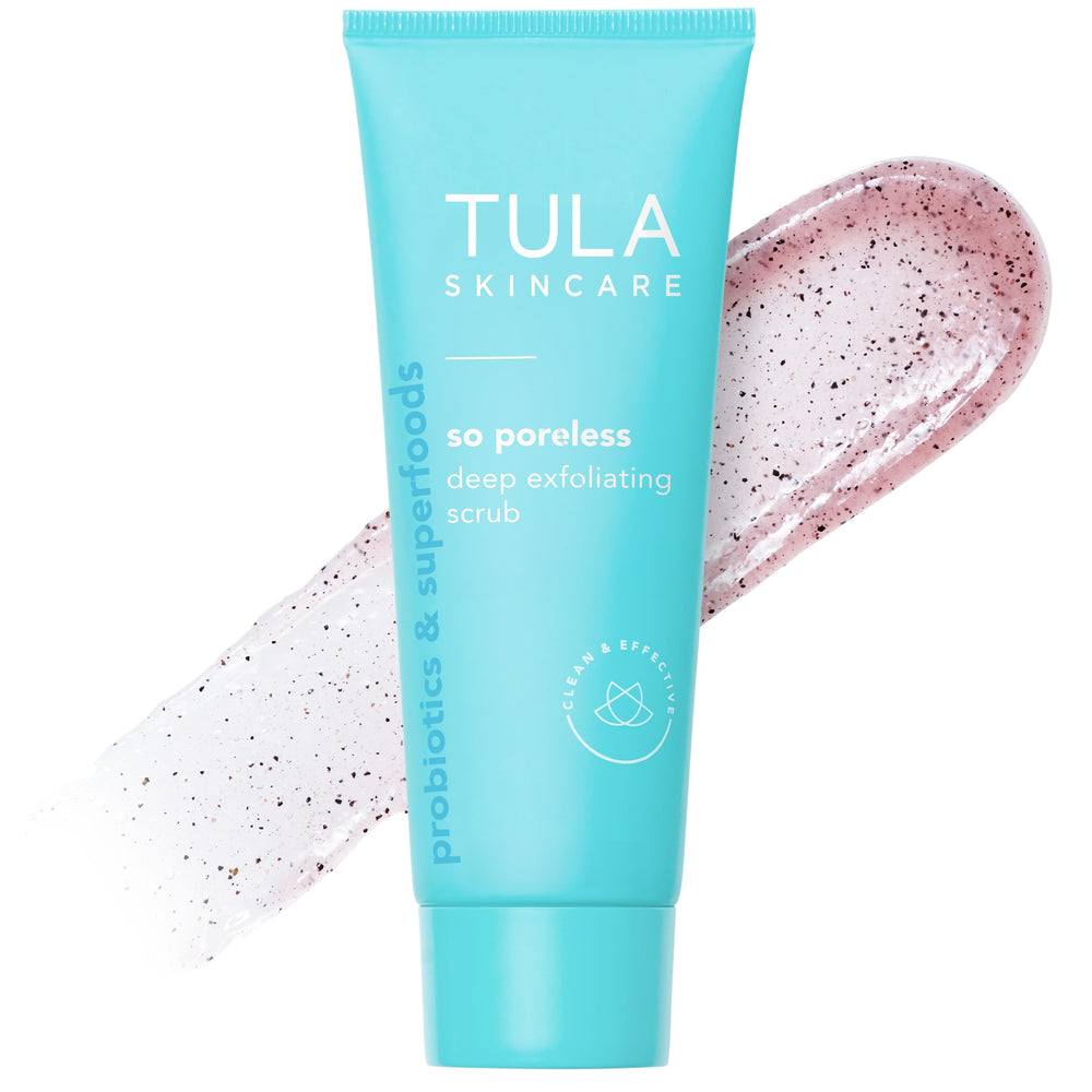 TULA gommage exfoliant pour les points noirs, peau purifiée