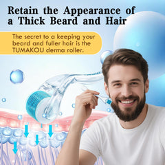 TUMAKOU Derma Roller diseño portátil, perfecto para viajes
