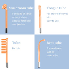TUMAKOU cuatro tubos de vidrio para distintos tratamientos faciales