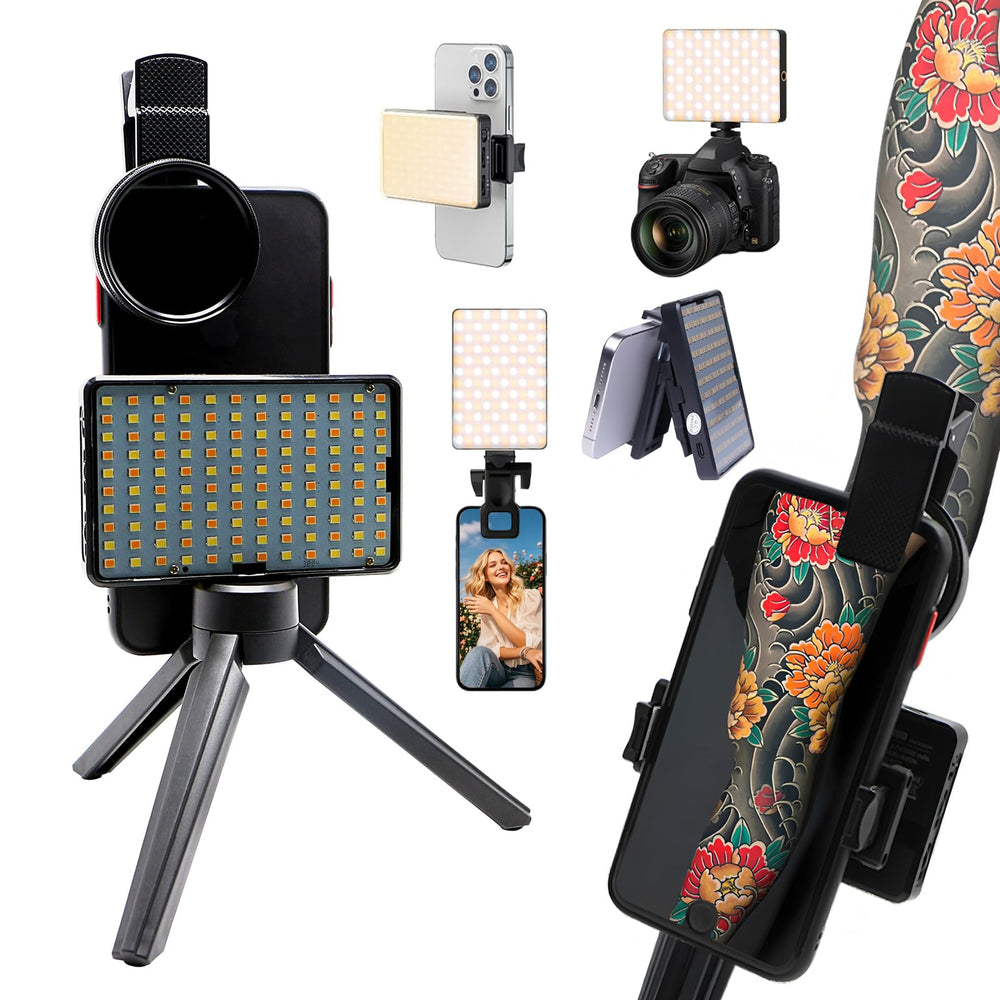Luz Tumalab Tattoo con 120 LEDs para iluminación intensa en tatuajes.