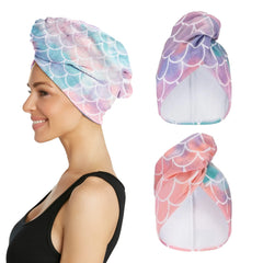 Turbie Twist: dos pack toalla microfibra para secar suavemente el cabello