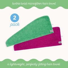 Turbie Twist: turbante con sistema de giro que se mantiene en su lugar.
