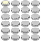Latas de aluminio TUZAZO de 1 oz con tapa rosca para cosméticos