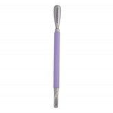 Tweezerman empujador doble cara morado para cutículas con precisión.