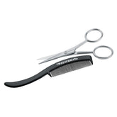 Tweezerman G.E.A.R. tijeras de bigote: precisión para delinear el bigote con control