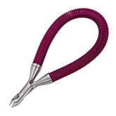 Tweezerman Grip & Snip espiral, mango ergonómico, comodidad al recortar cutículas.