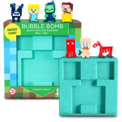 Two Sisters TNT Creeper bomba de baño con figura sorpresa para niños, promueve juego creativo.