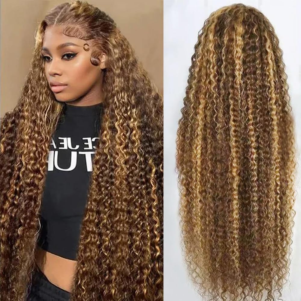 Tylokra peluca 30 pulgadas ombre highlight, look diario natural y elegante