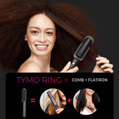 TYMO Ring: dientes 3D para mayor suavidad y reducción del frizz.