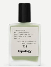 Typology Correcteur couleur vert bouteille, correcteur rougeurs pour teint homogène