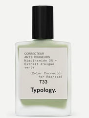 Typology Correcteur couleur vert bouteille, correcteur rougeurs pour teint homogène