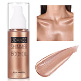 UCANBE brillo corporal rosa oro para un resplandor suave y duradero