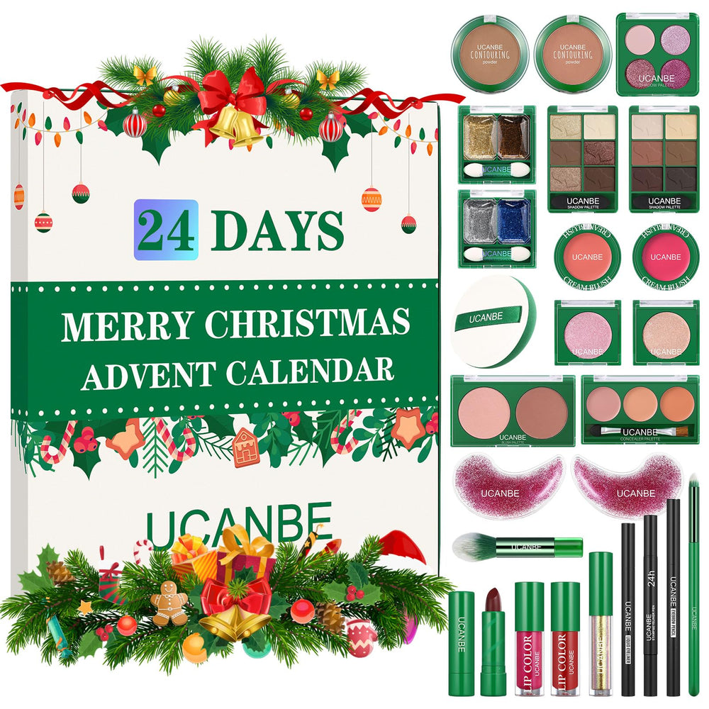 UCANBE Calendario de Adviento: desempaquetado diario de sorpresas de belleza.
