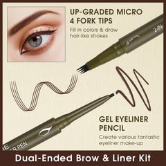 UCANBE delineador gel para cejas con acabado definido y duradero.