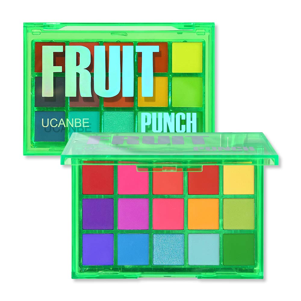 UCANBE Fruta Punch paleta frontal para looks vibrantes y cotidianos