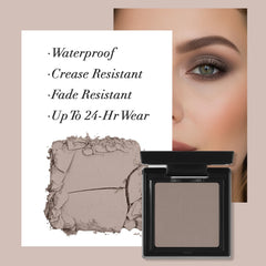 UCANBE Misty Taupe sombras con brillos intensos para fiestas.