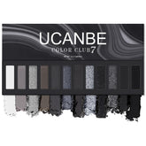 Paleta UCANBE con 12 sombras para looks diarios y nocturnos.