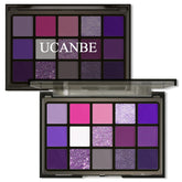 UCANBE paleta moradas de 15 tonos para looks versátiles