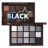 UCANBE paleta Sombras Negro Ahumado de 15 tonos ideal para looks diarios.